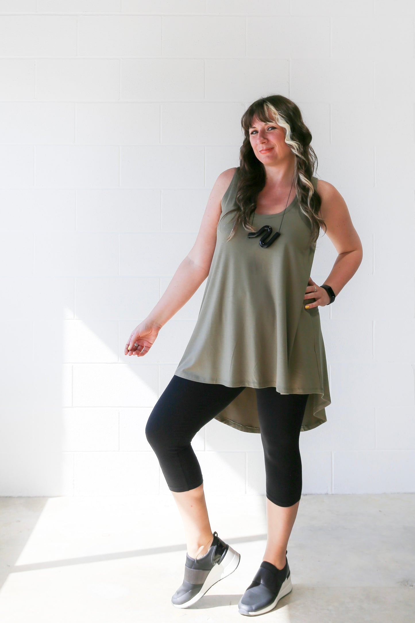Heidi Long Tank Top -Size A & B