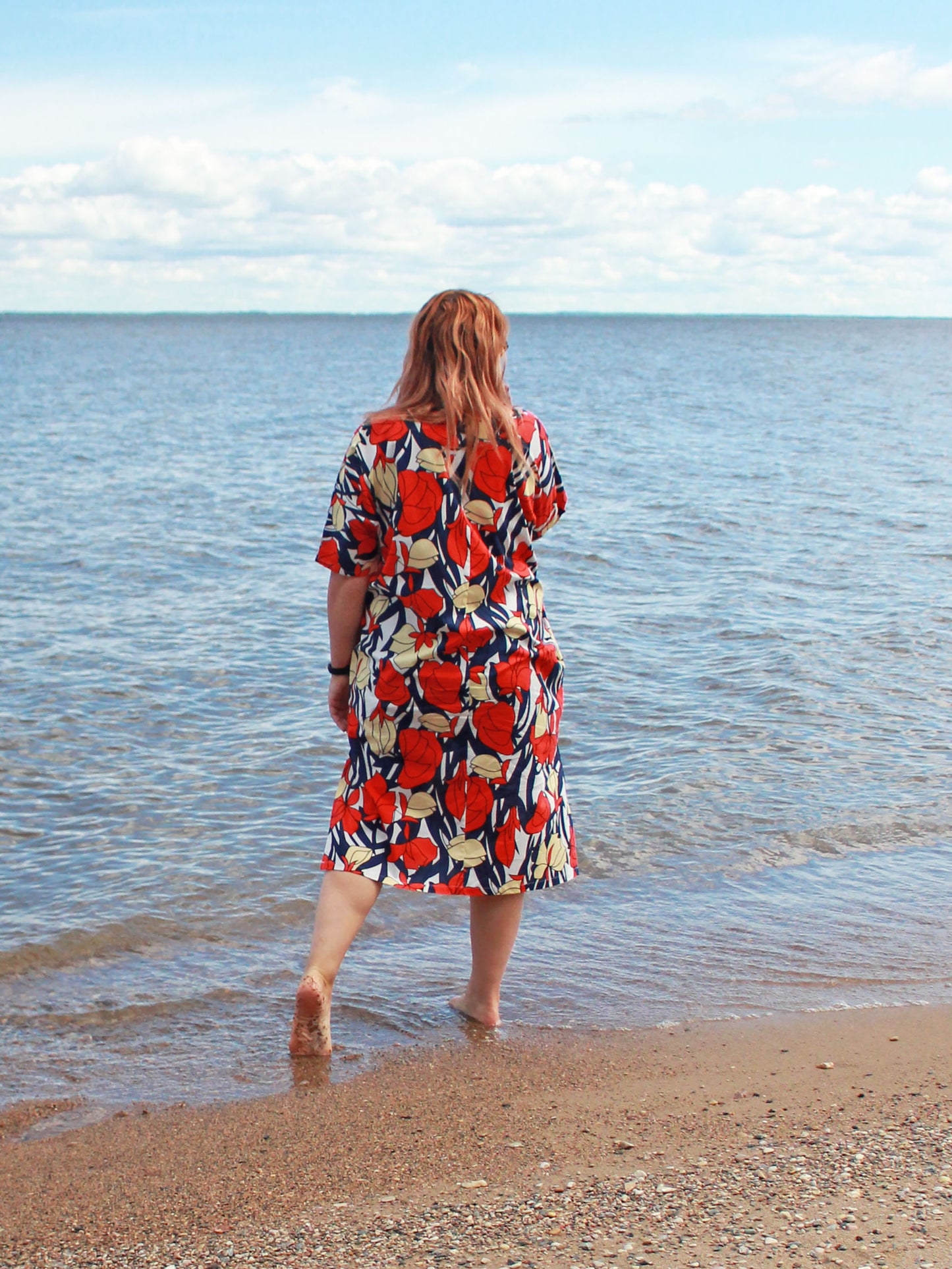 Sandy Tunic Dress -Summer Print