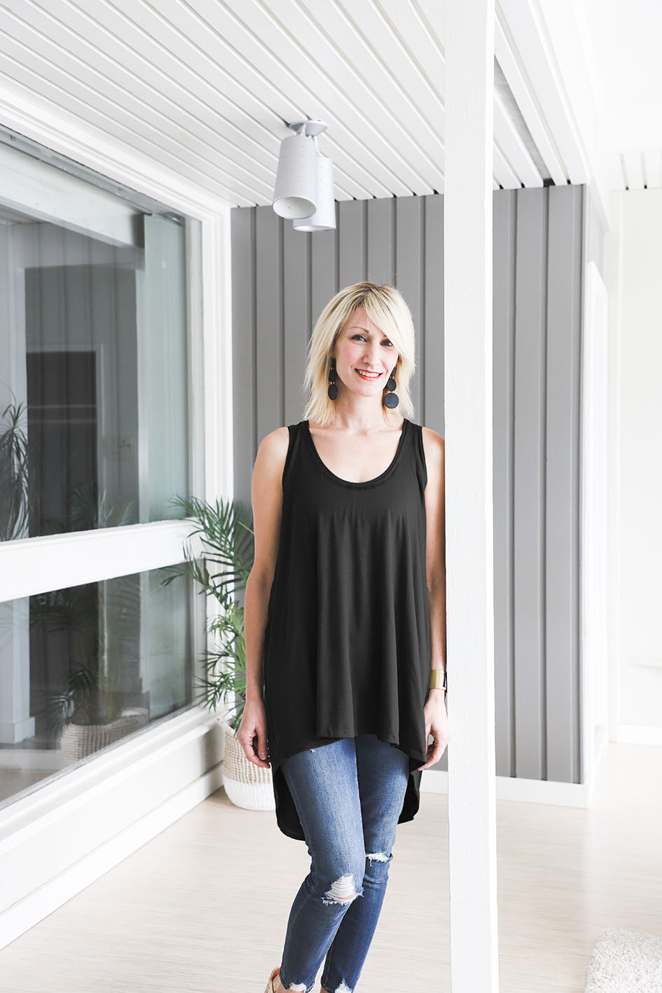 Heidi Long Tank Top -Size A & B