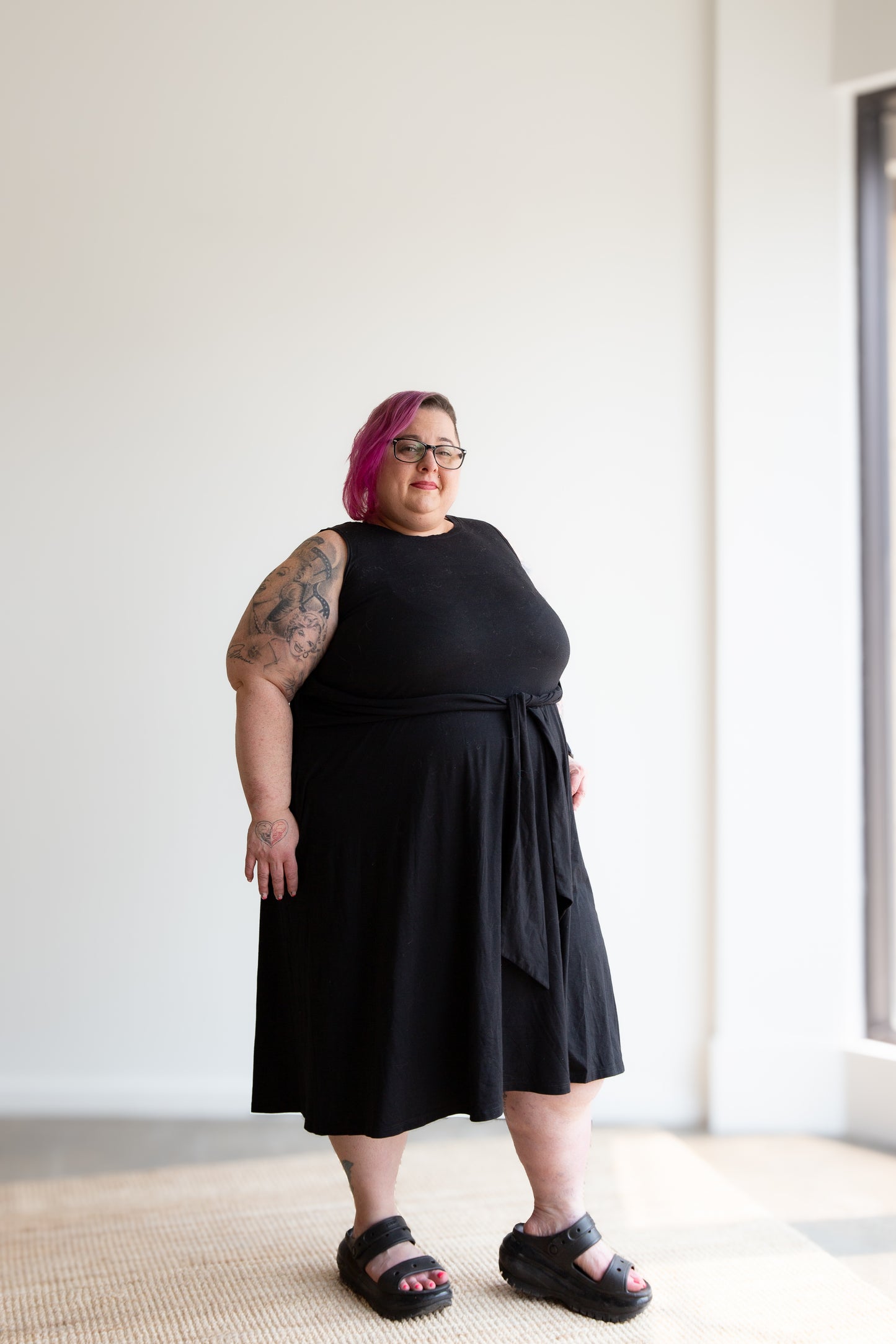 Laura Reversible Dress -Black