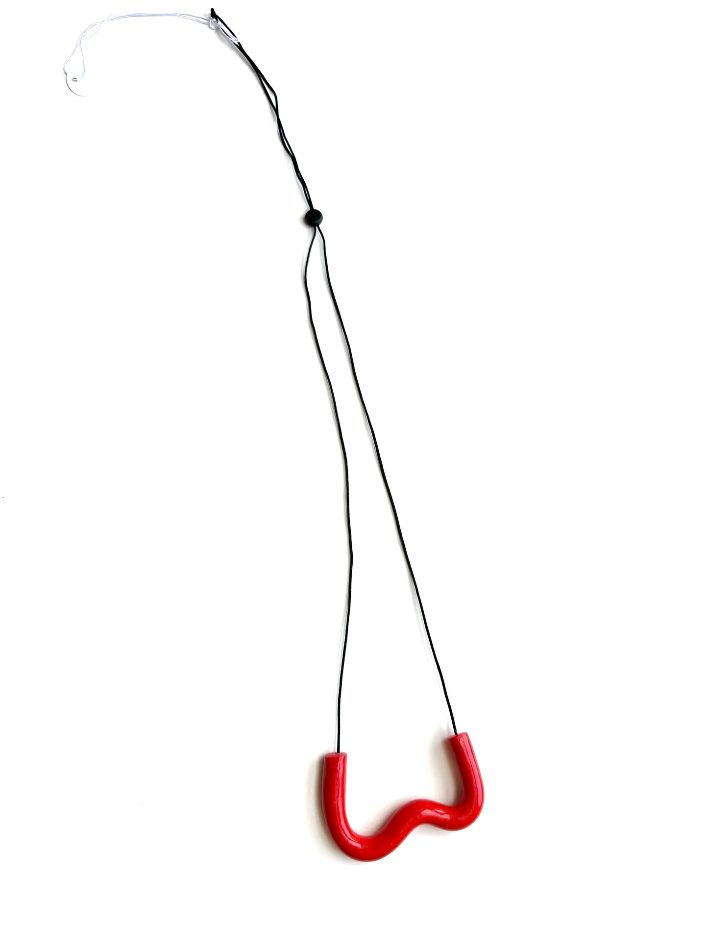 Bare-No-Tools -Necklace -Swish Swoop *Red