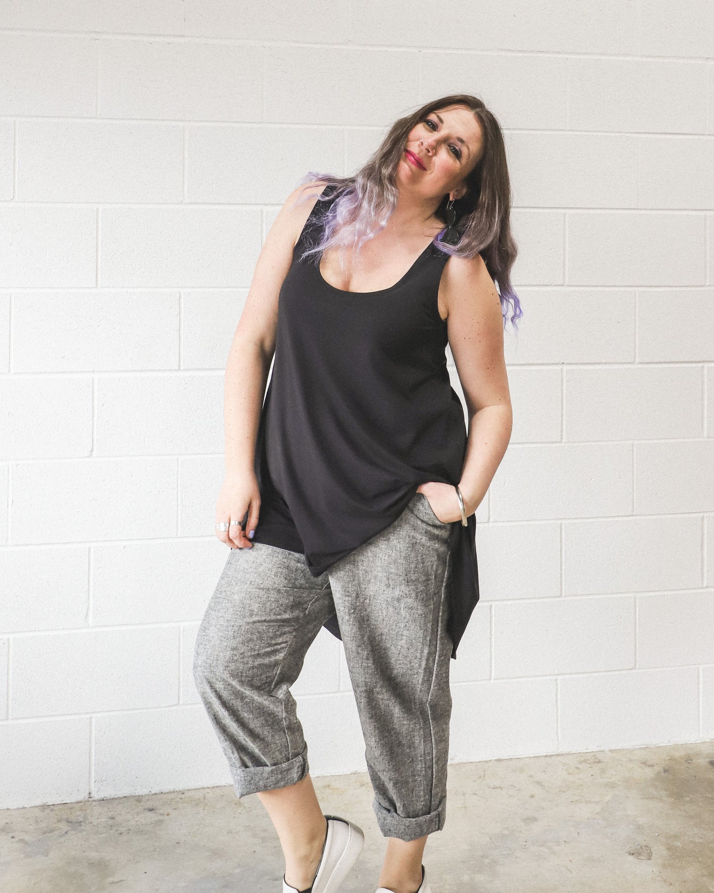 Heidi Long Tank Top -Size A & B