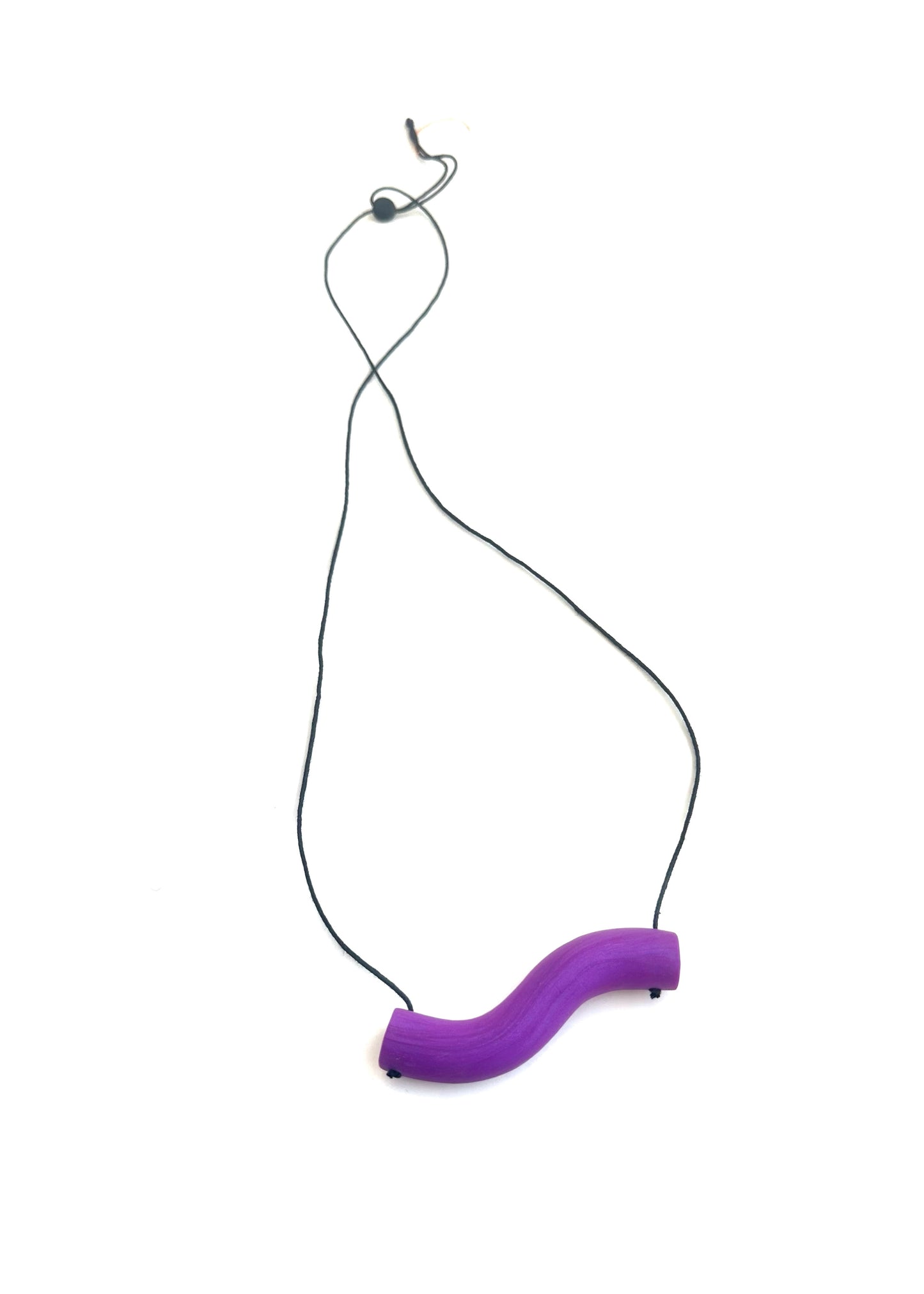 Bare-No-Tools -Swoop Necklace -Bright Purple