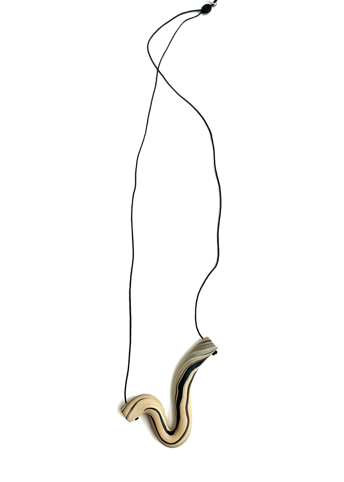Bare-No-Tools -Swish Necklace -Black & Cream