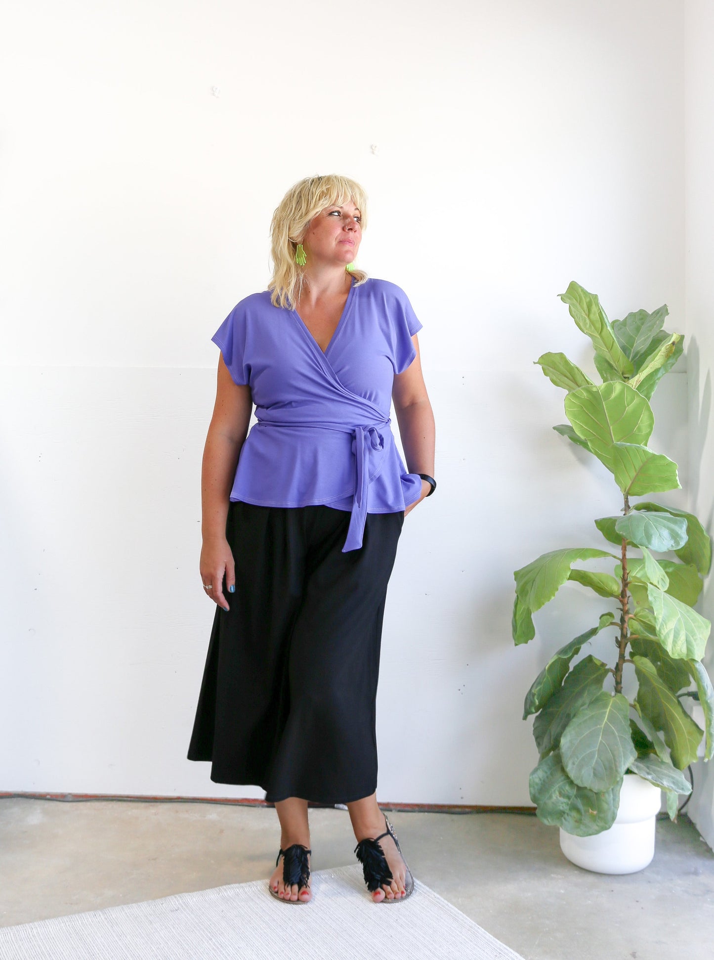 Bamboo Wrap Top