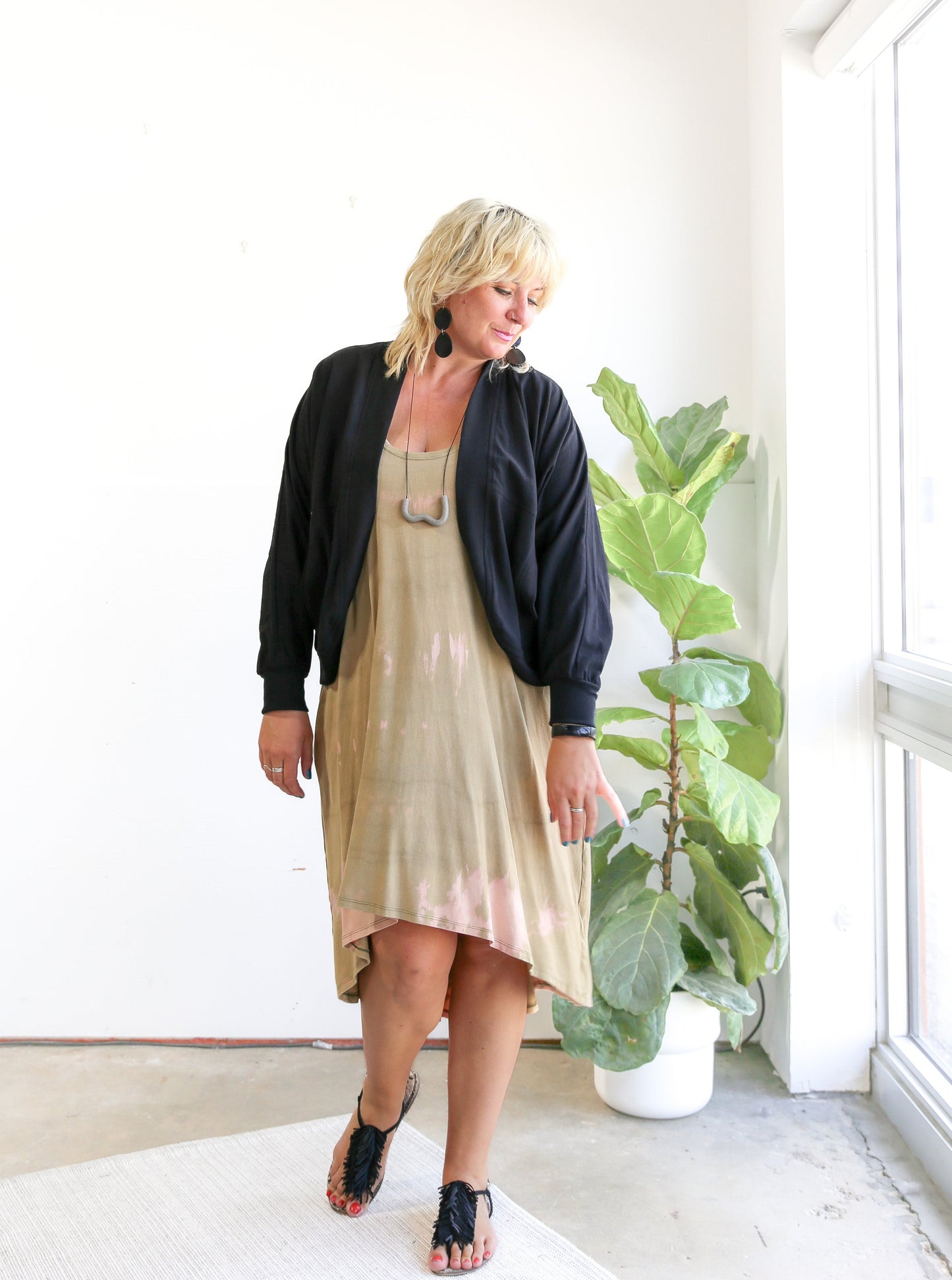 Dyed JoAnne Long Tank Dress