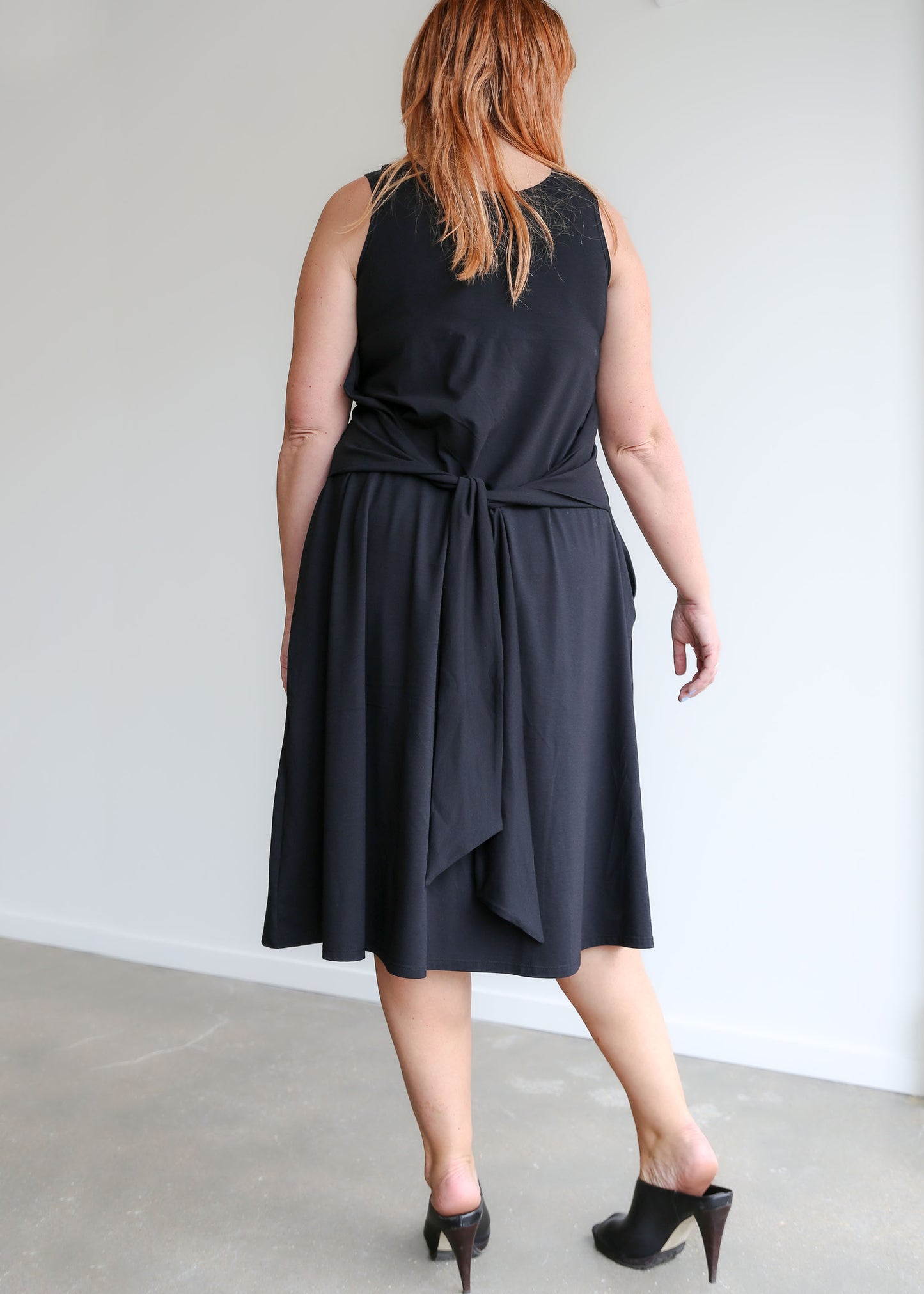 Laura Reversible Dress -Black