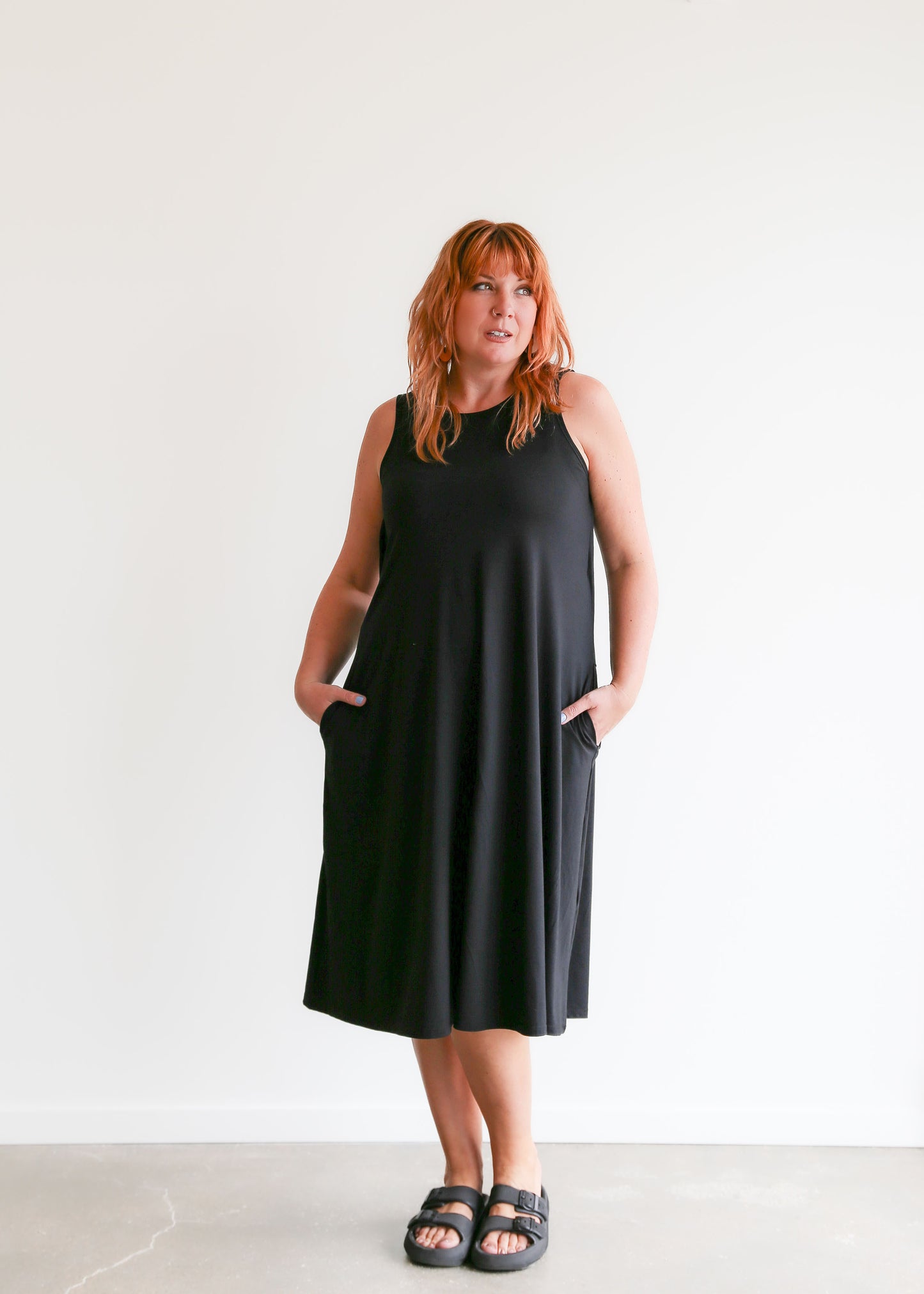 Laura Reversible Dress -Black