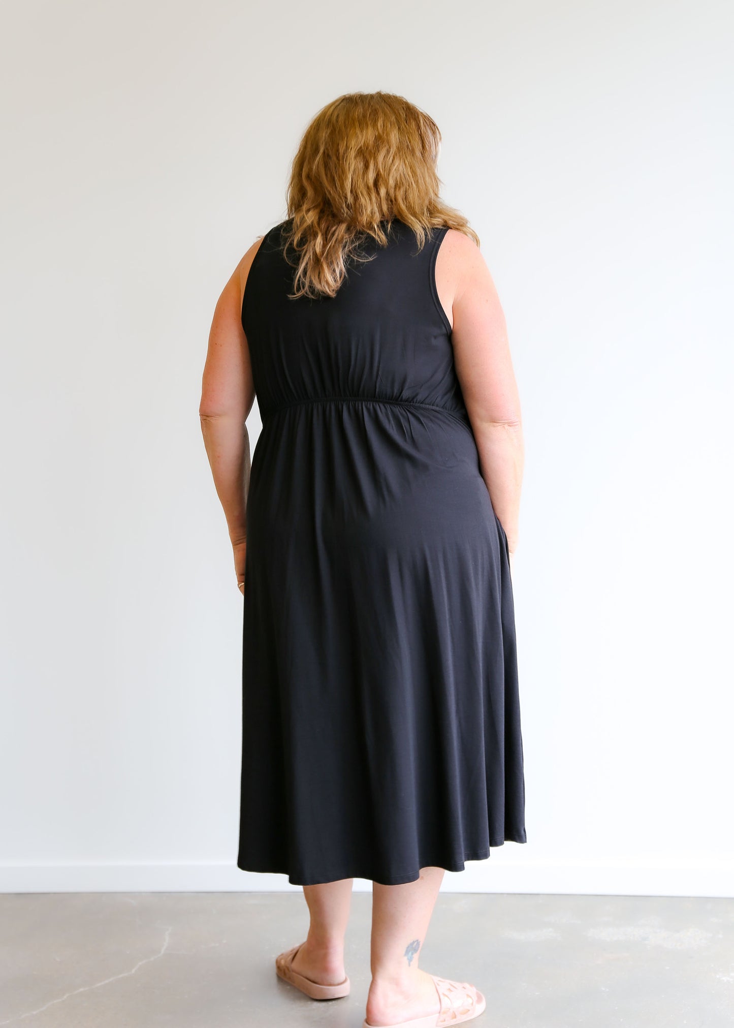 Laura Reversible Dress -Black