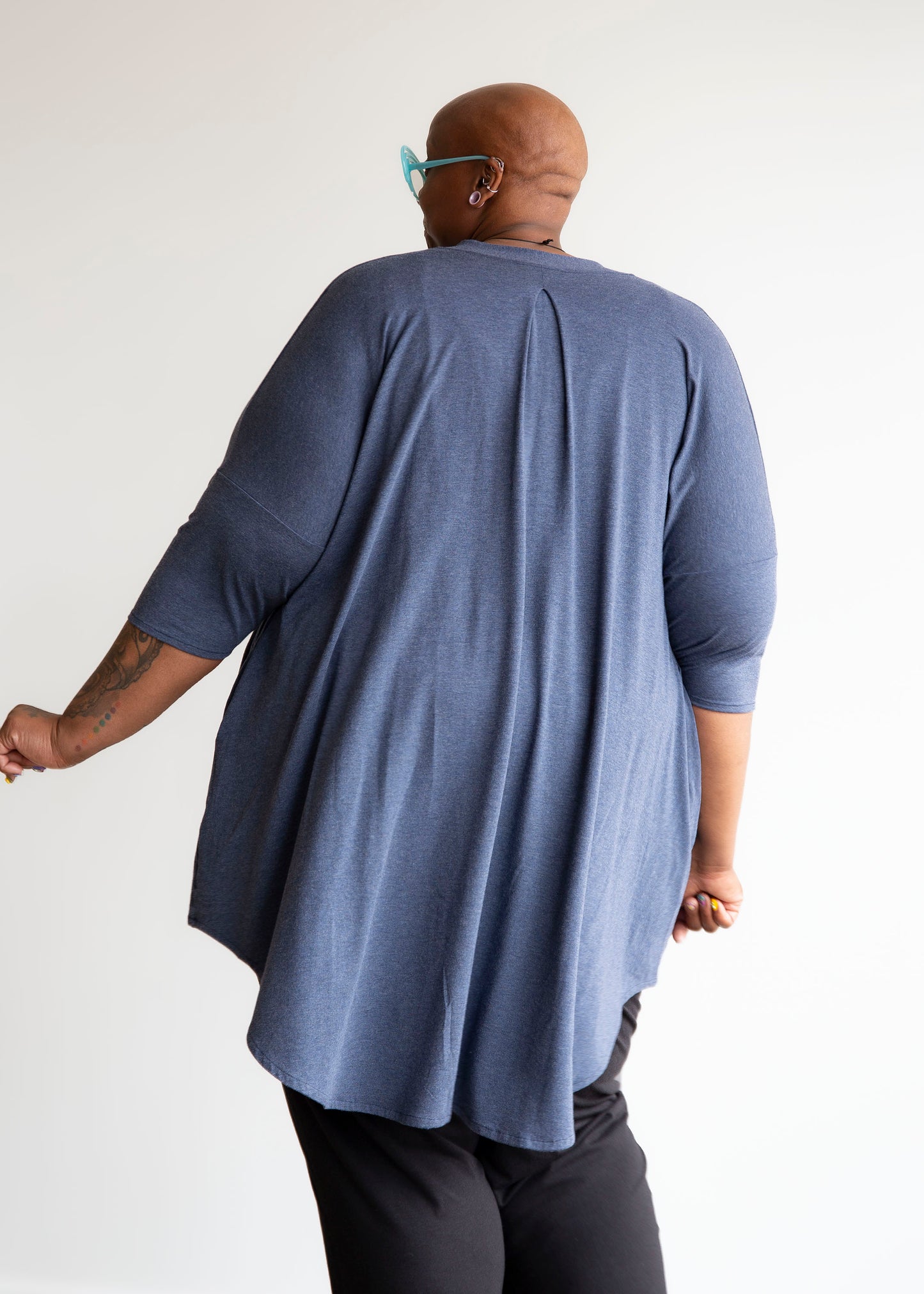 Naomi Cardigan -Denim Blue