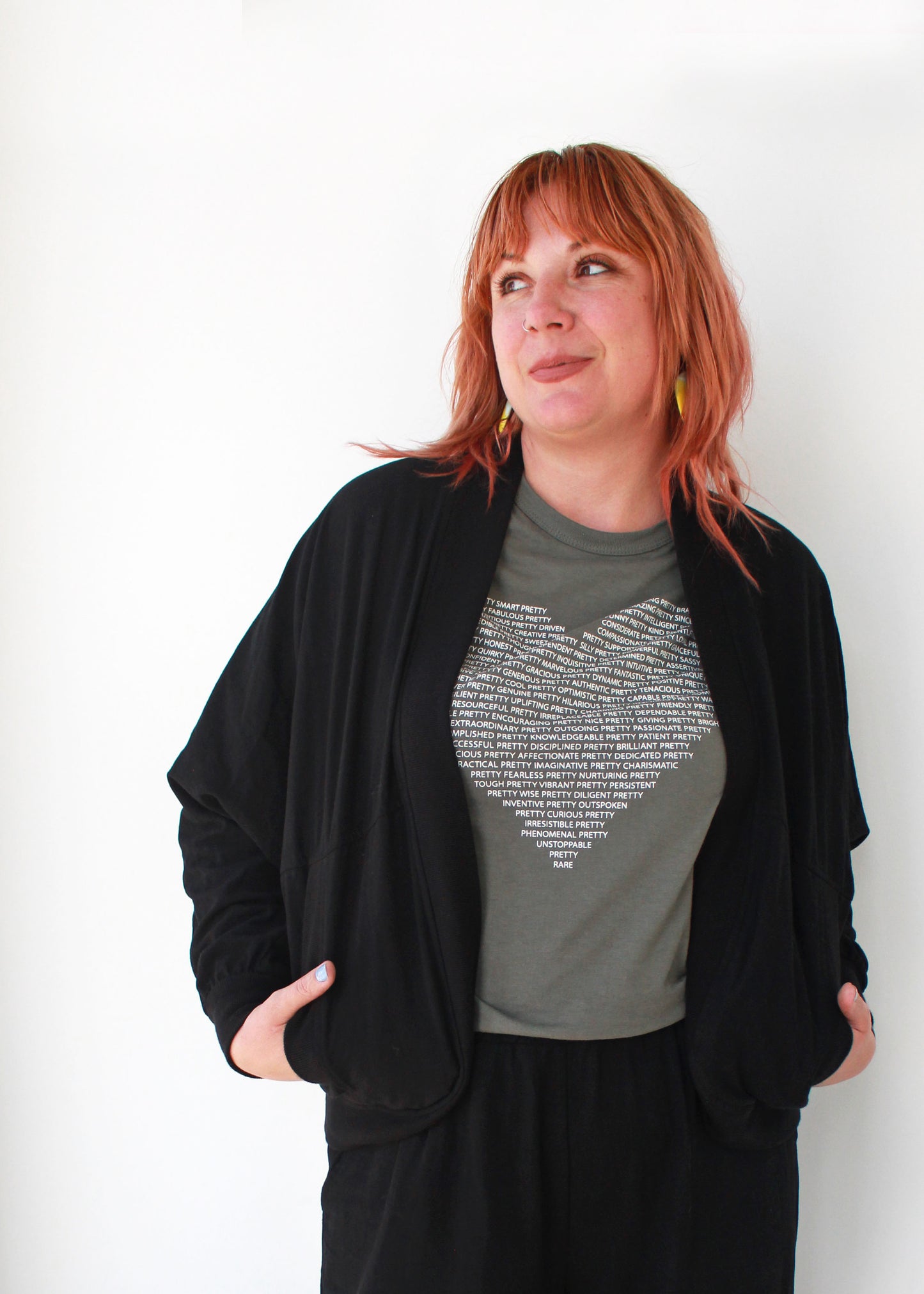 Pretty Project T-Shirt -Sage Green