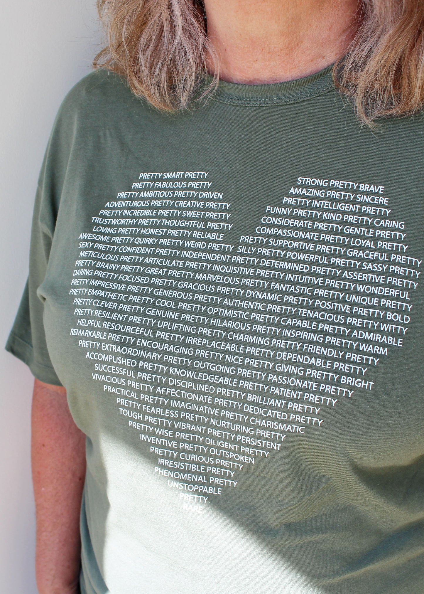 Pretty Project T-Shirt -Sage Green
