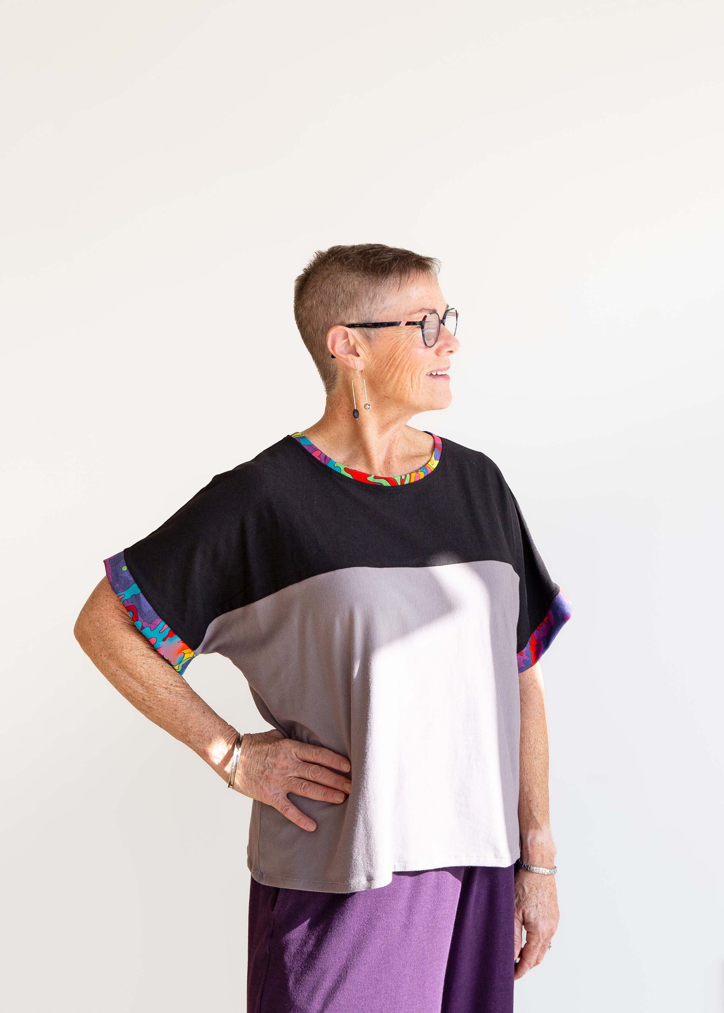 Janice Colour Blocked Top