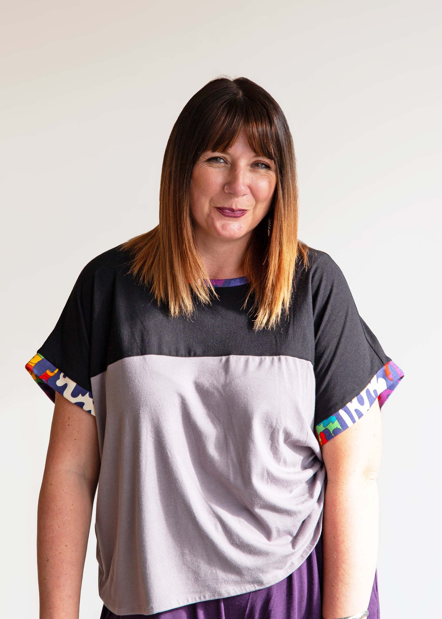 Janice Colour Blocked Top