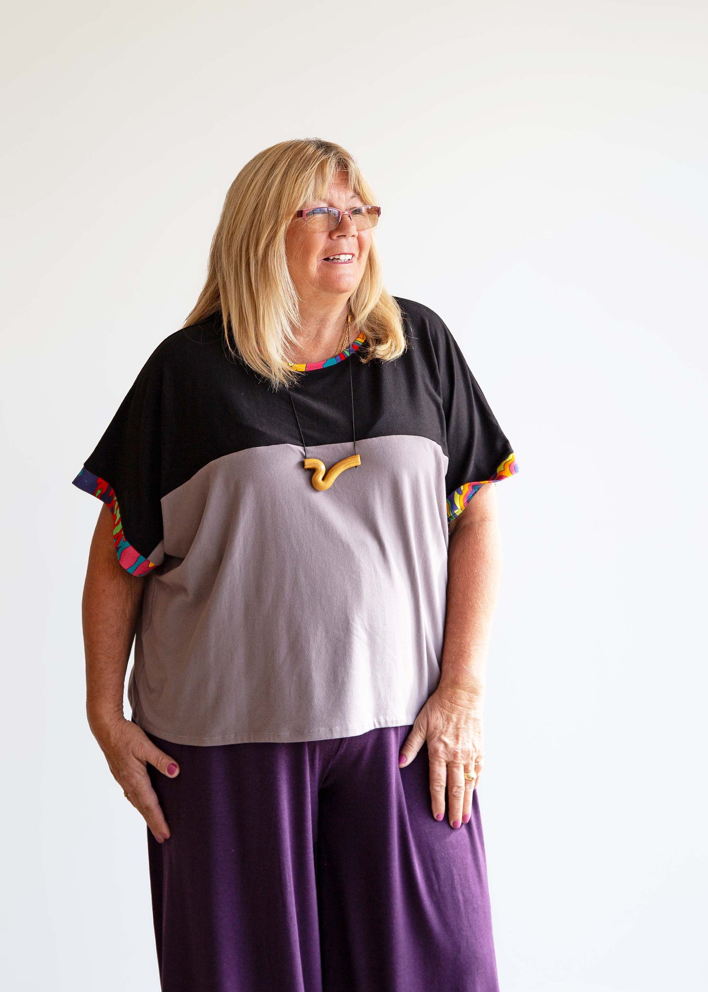 Janice Colour Blocked Top