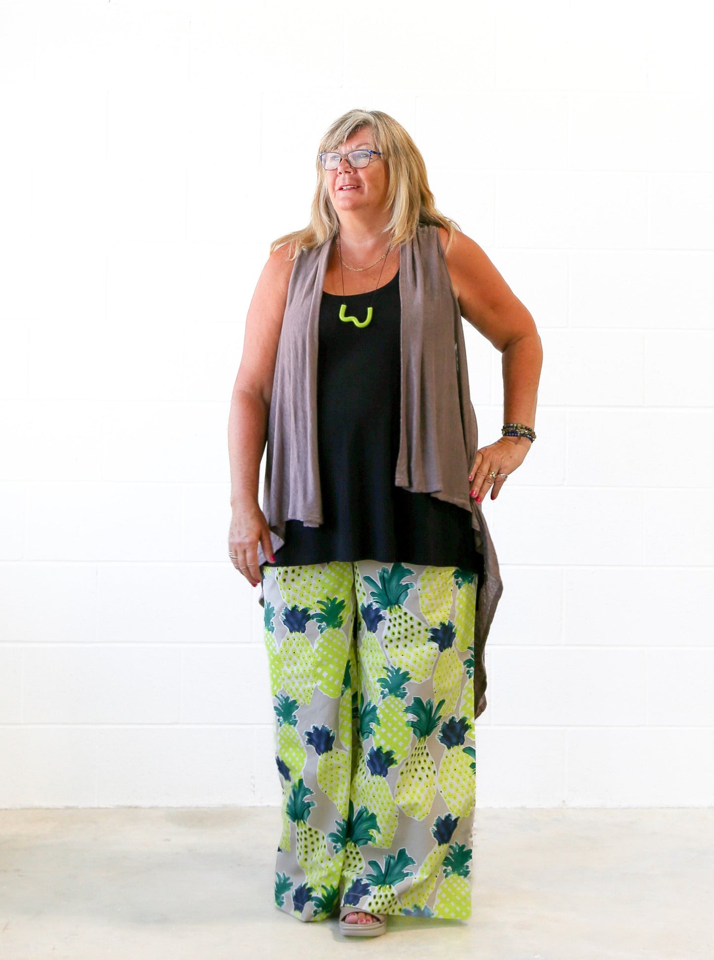 Lydia Linen Vest
