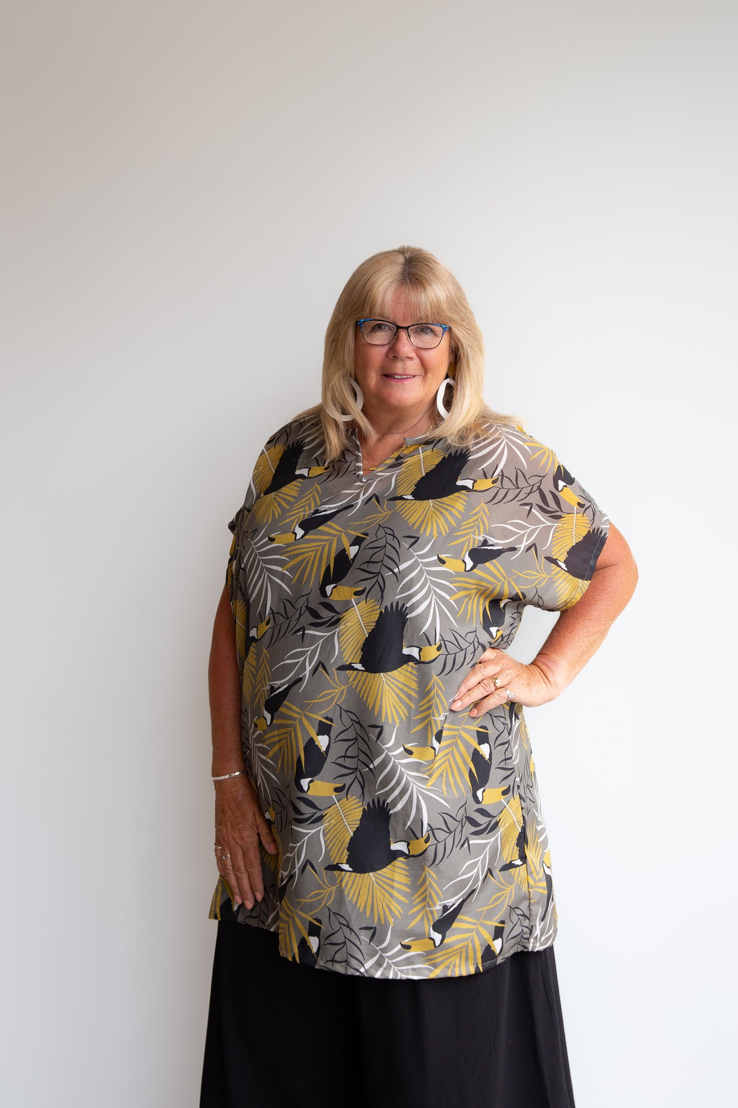 Sam Tunic -Toucan Print
