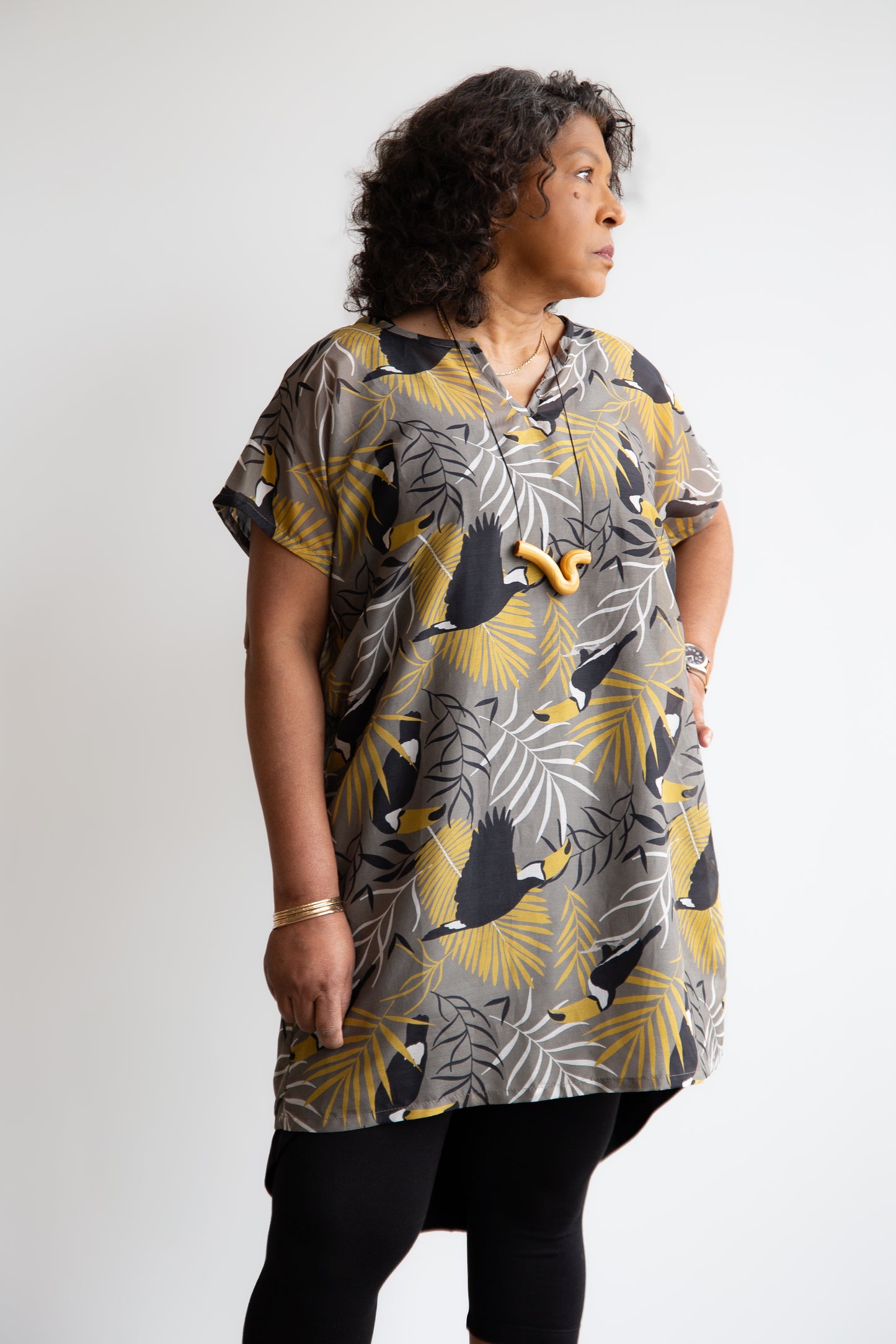 Sam Tunic -Toucan Print