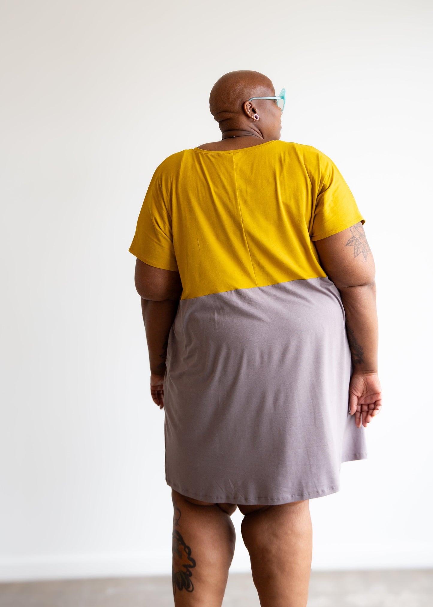 Emilie Dress -Colour Blocked