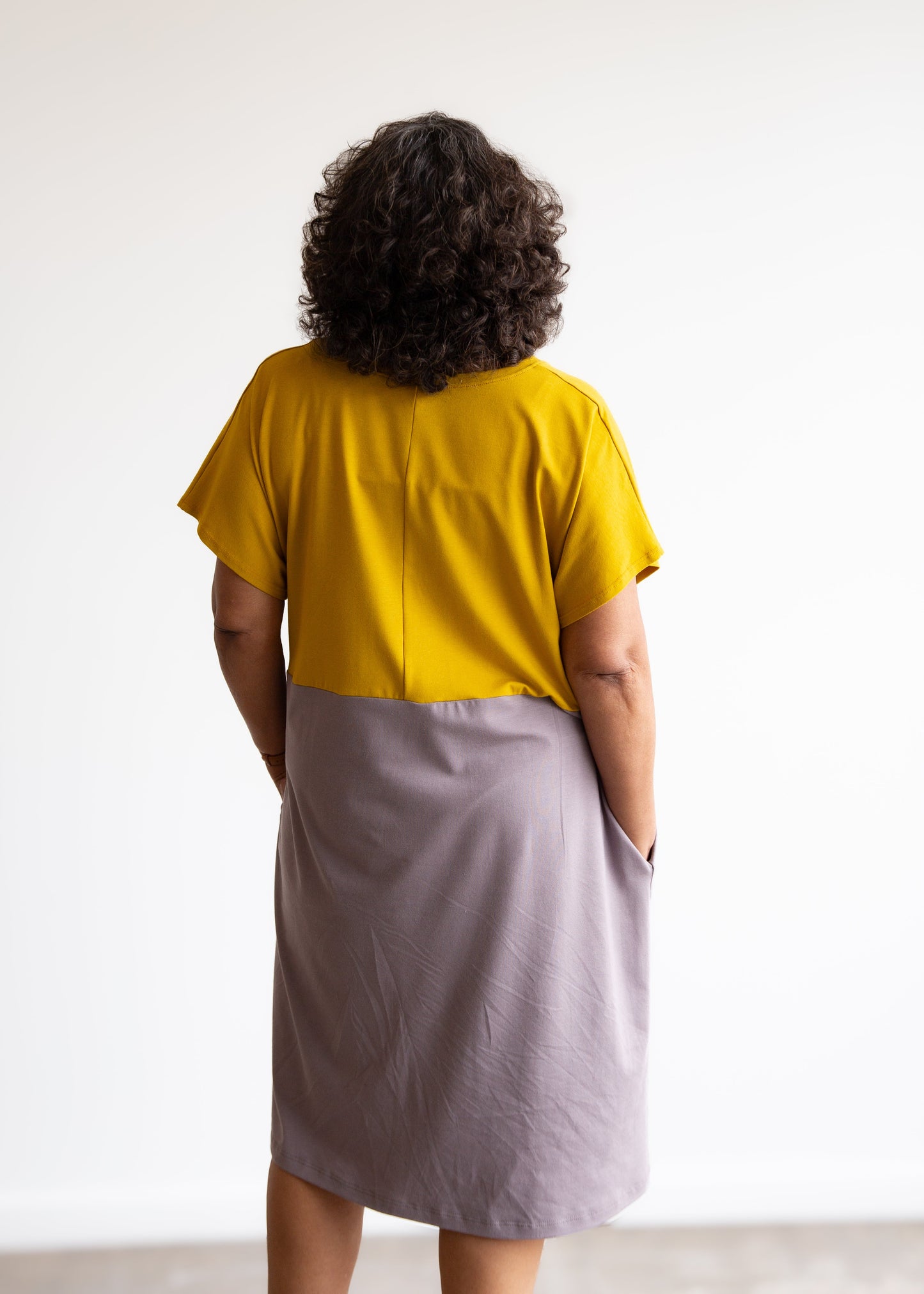 Emilie Dress -Colour Blocked