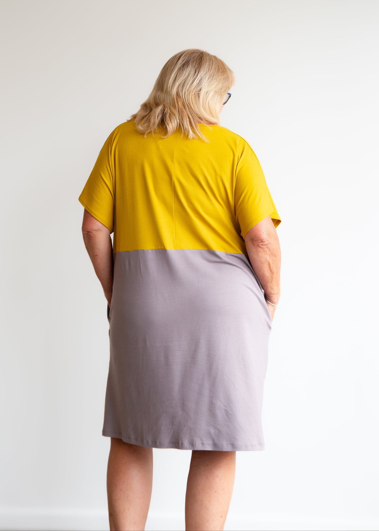 Emilie Dress -Colour Blocked
