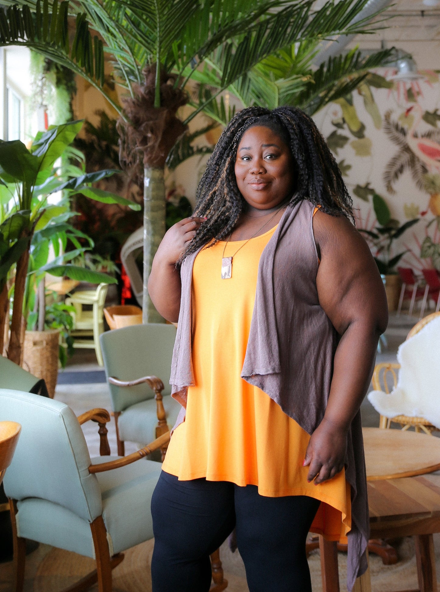 Lydia Linen Vest