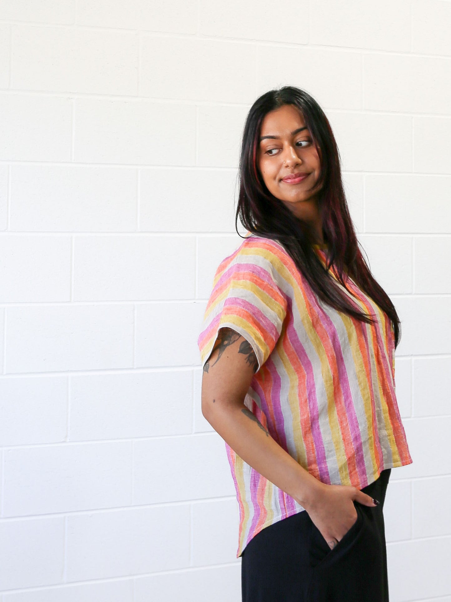 Tricia Linen Top
