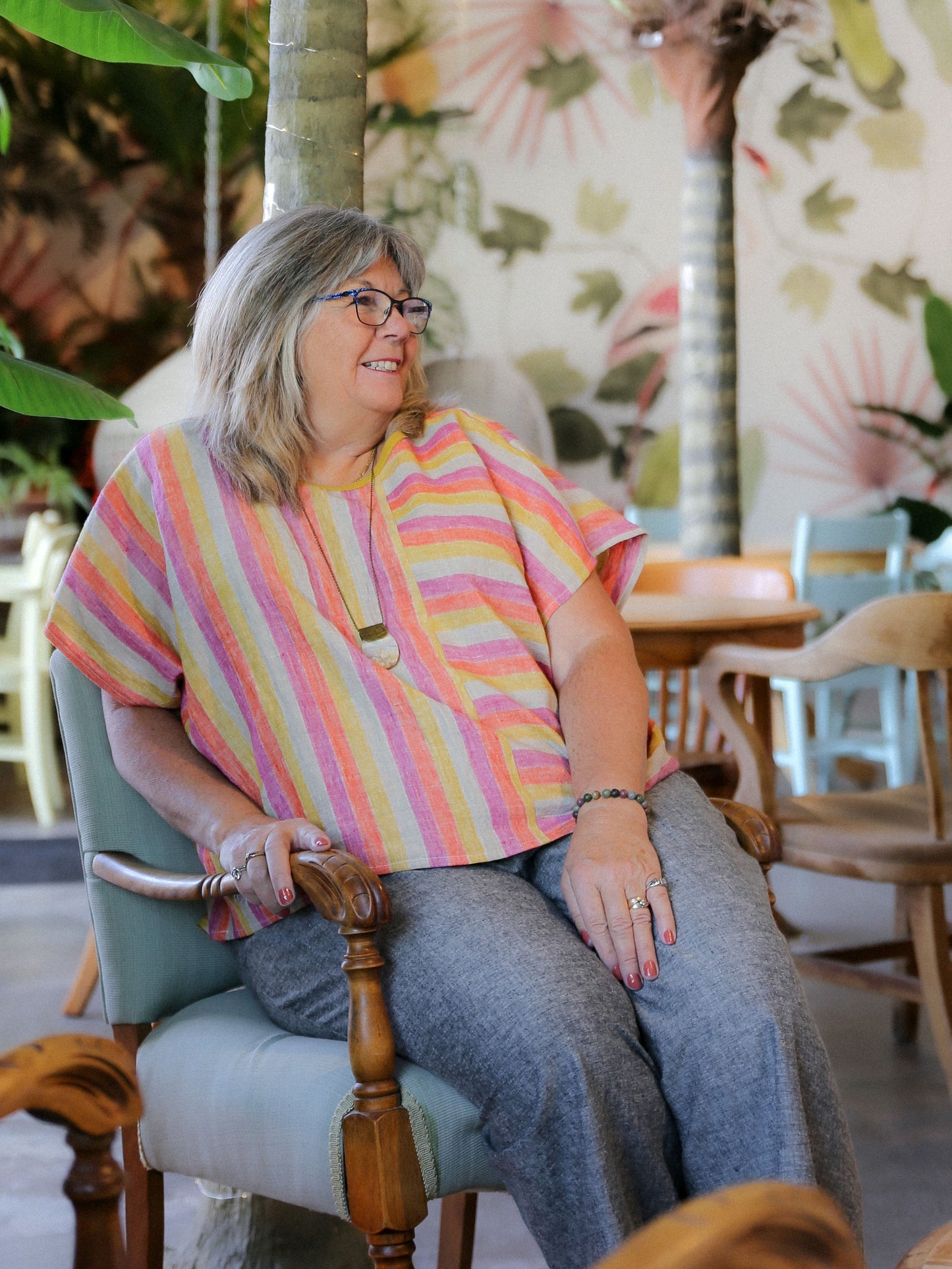 Tricia Linen Top