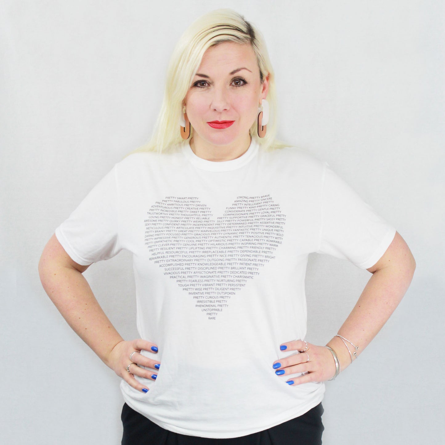Pretty Project T-Shirt -White -3X