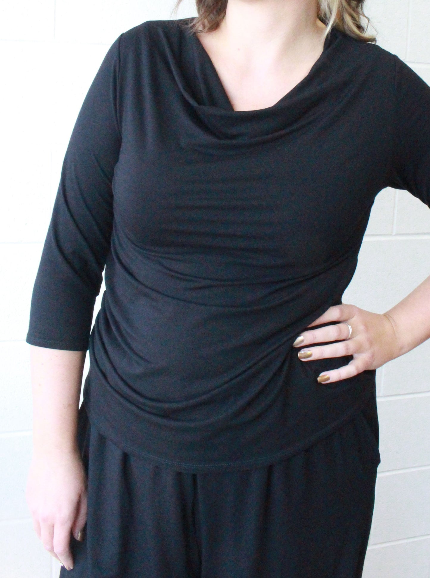 Candace Cowl Neck Top