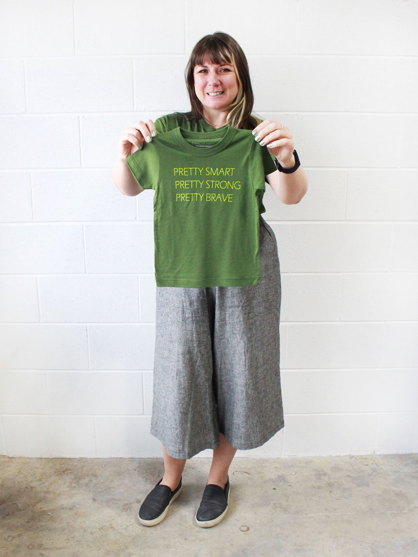 Pretty Project T-Shirt Original -Green - *Child/Youth