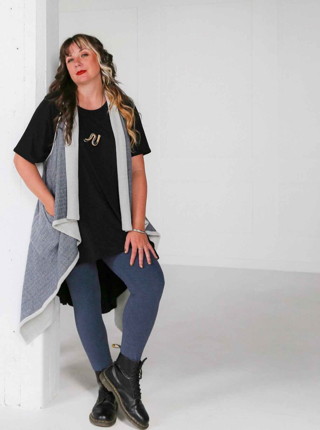 Herringbone Blanket Vest