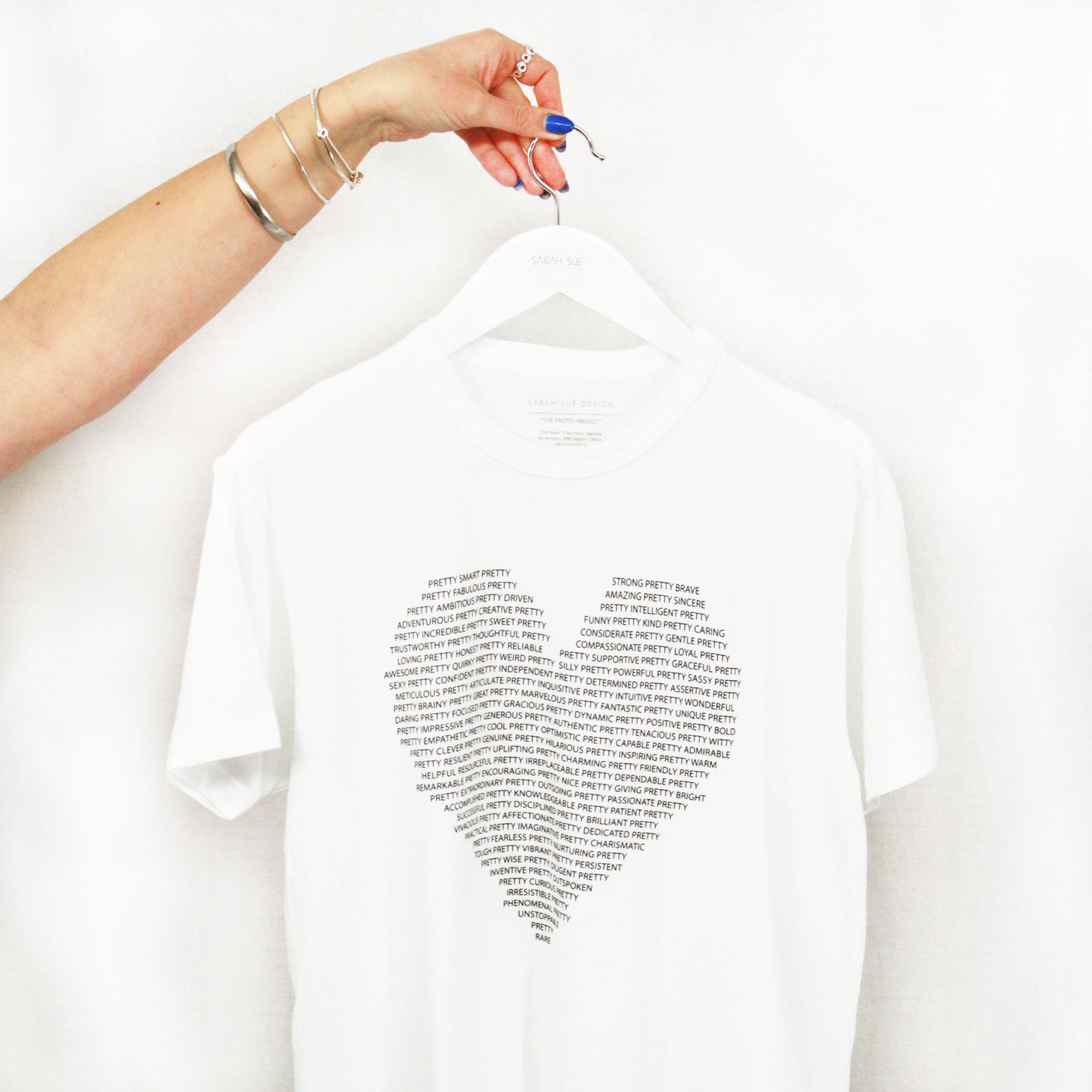 Pretty Project T-Shirt -White -3X