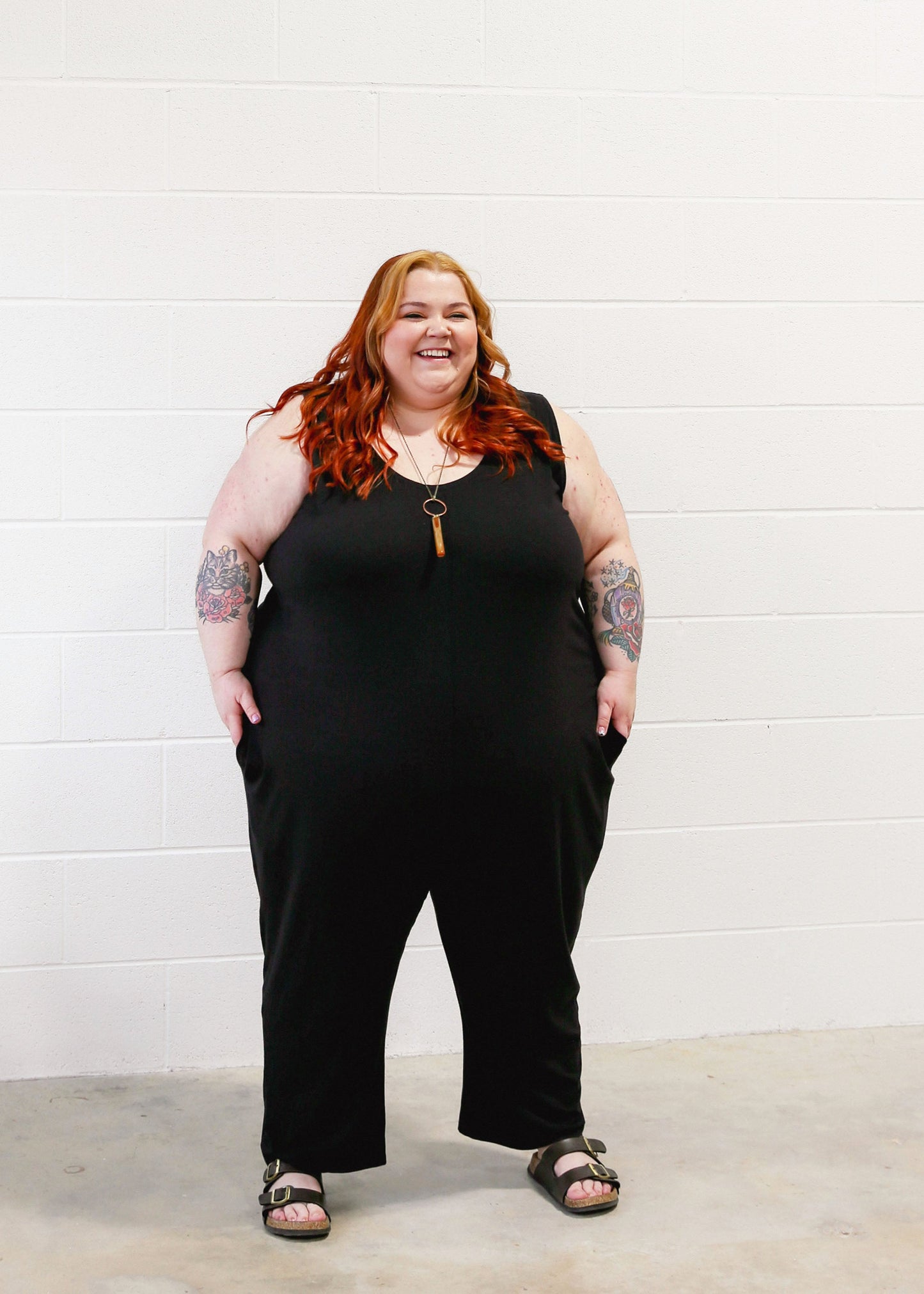 Kim Capri Jumpsuit -Black