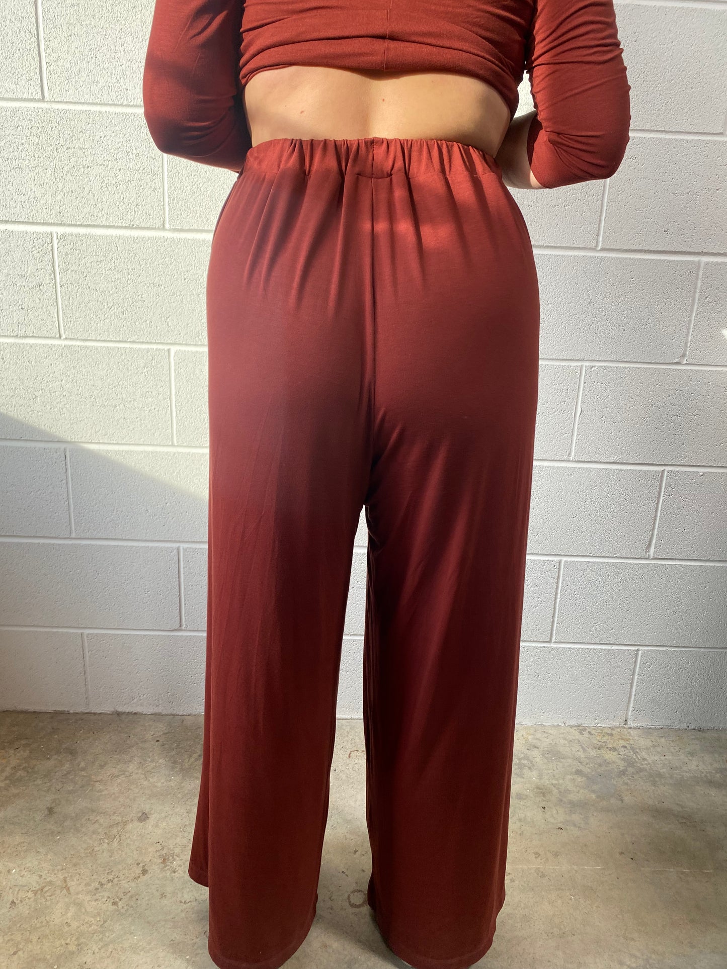 Erin Full Length Pants -Auburn