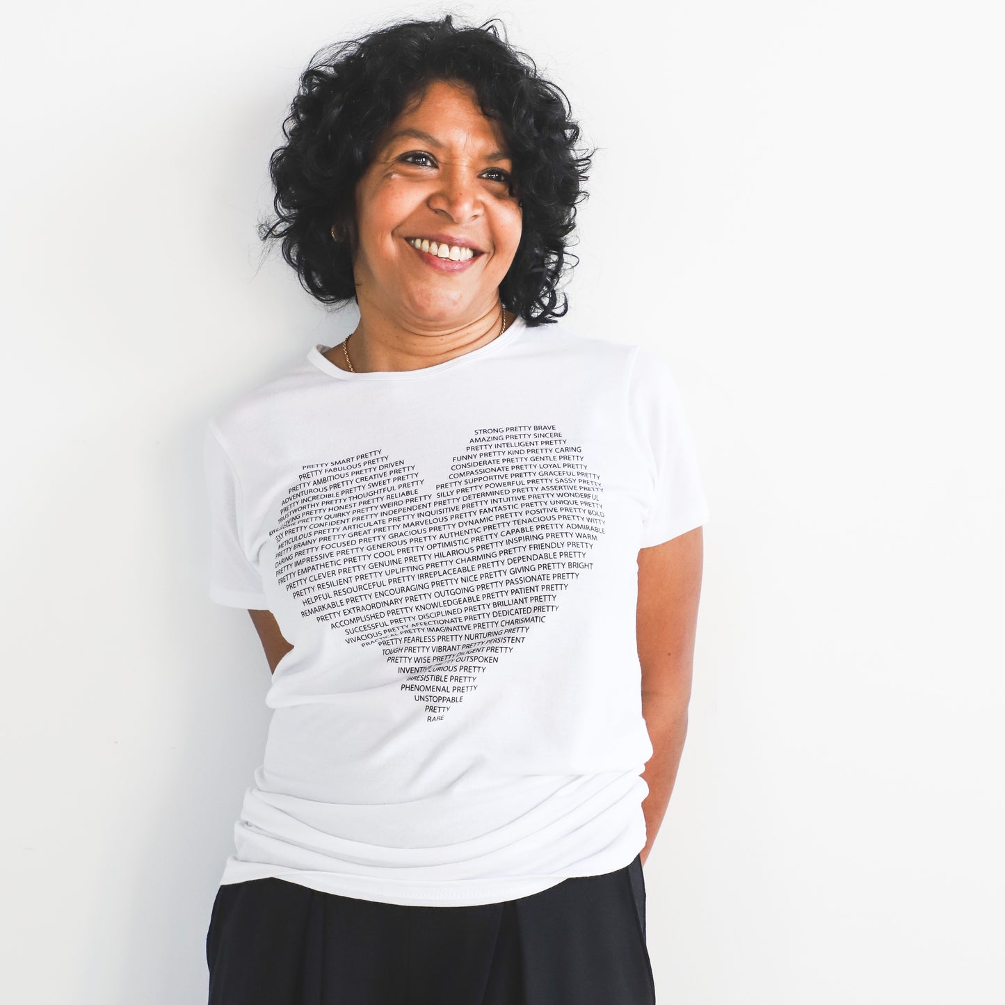 Pretty Project T-Shirt -White -3X