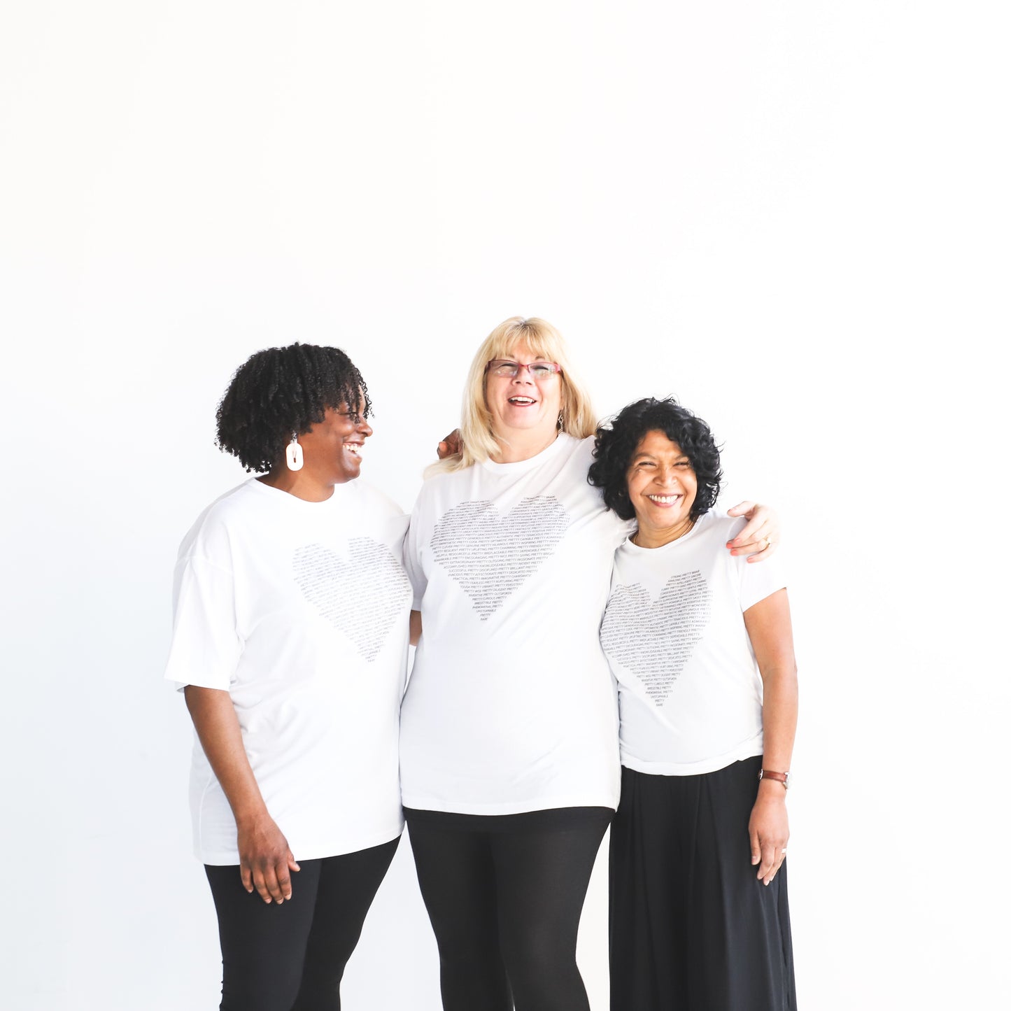 Pretty Project T-Shirt -White -3X