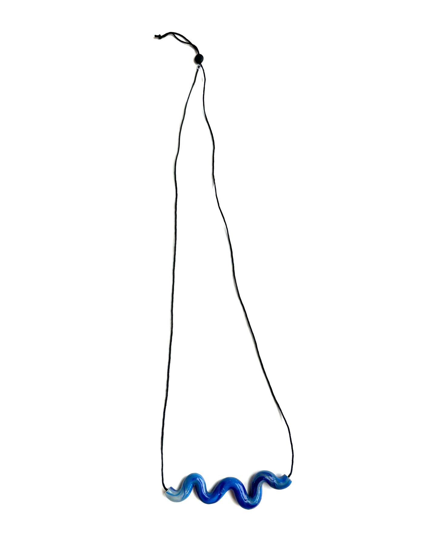 Bare-No-Tools -Necklace -Blue Swirl