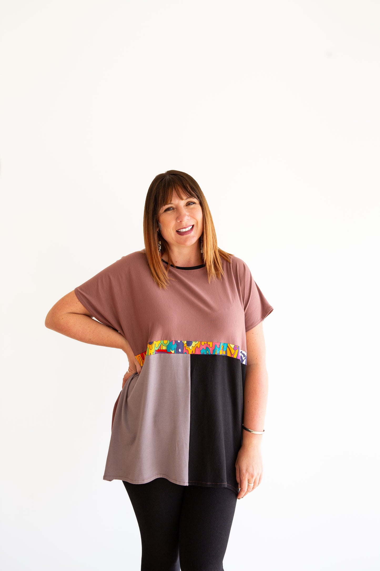 Zero Waste -Leila Tunic -Rosewood -B