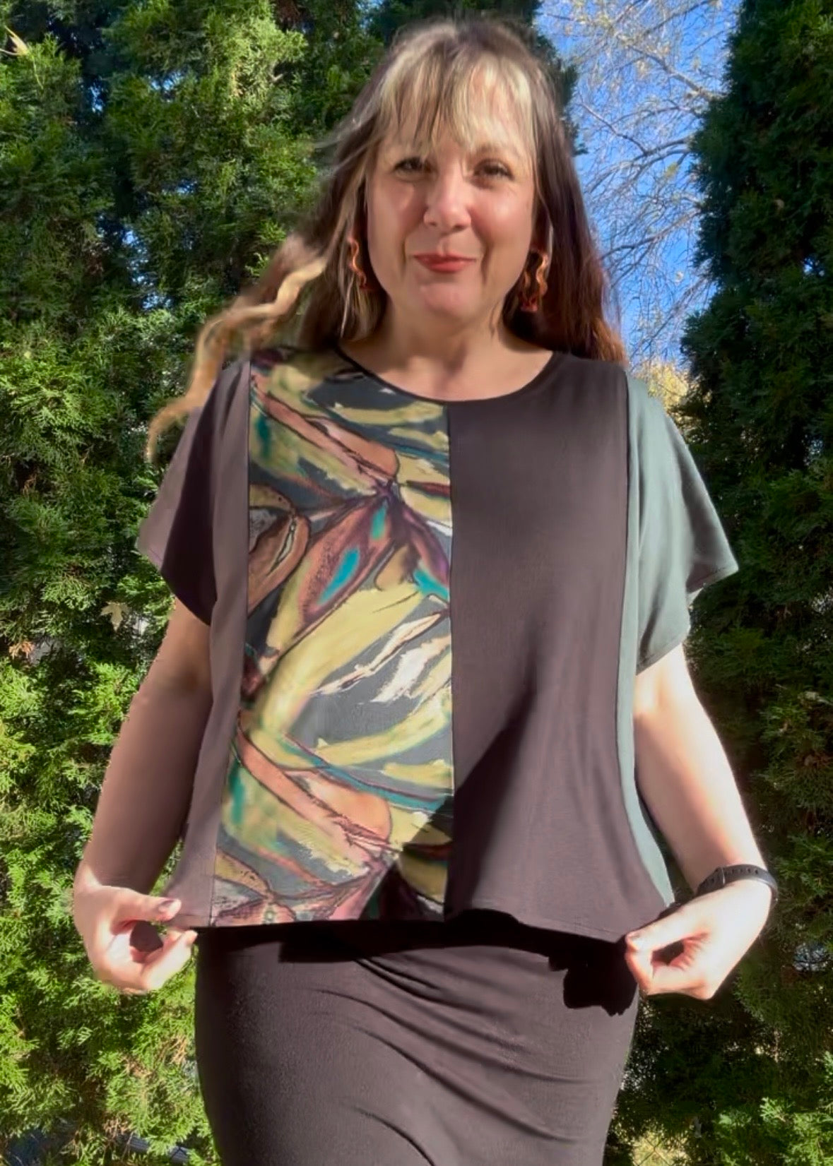 Zero Waste Nita Boxy Top -Fall