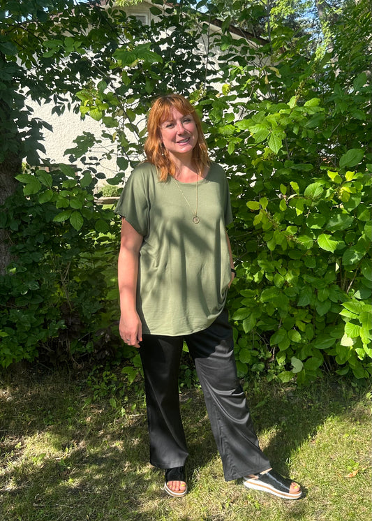 Sample -Tunic Top -Moss