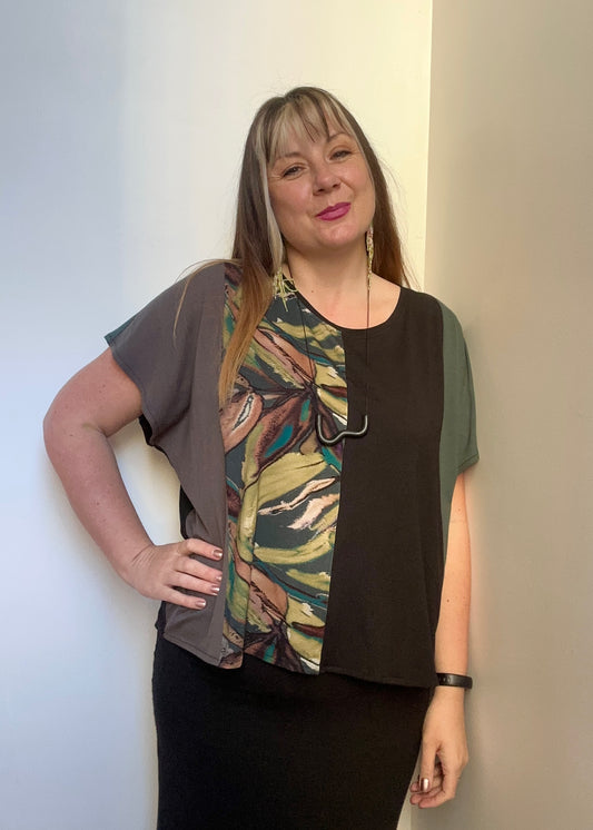 Zero Waste Nita Boxy Top -Fall