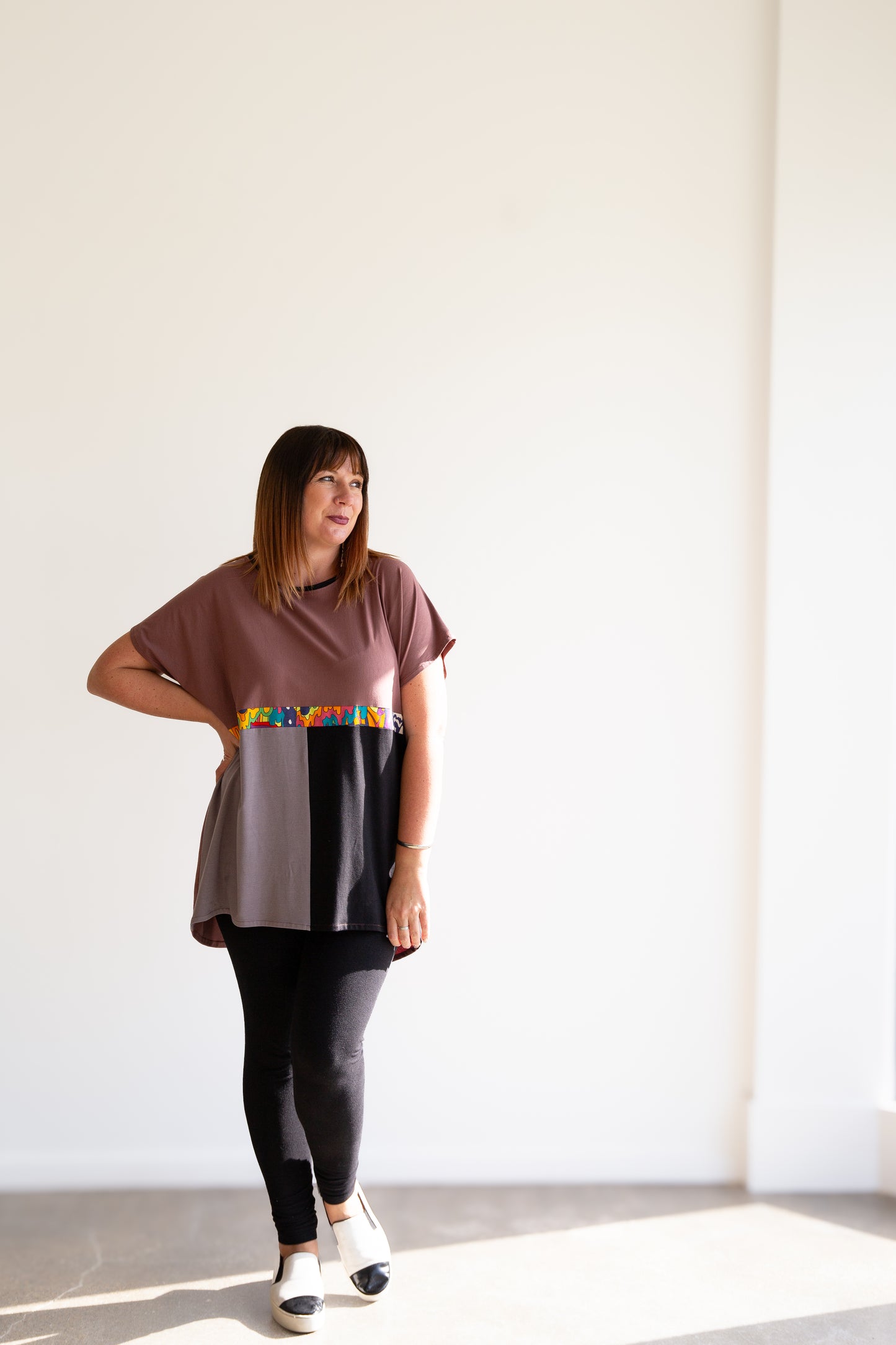 Zero Waste -Leila Tunic -Rosewood -B