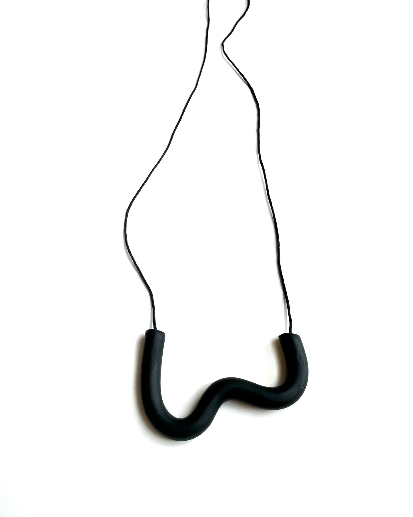 Bare-No-Tools -Necklace -Swish Swoop *Black