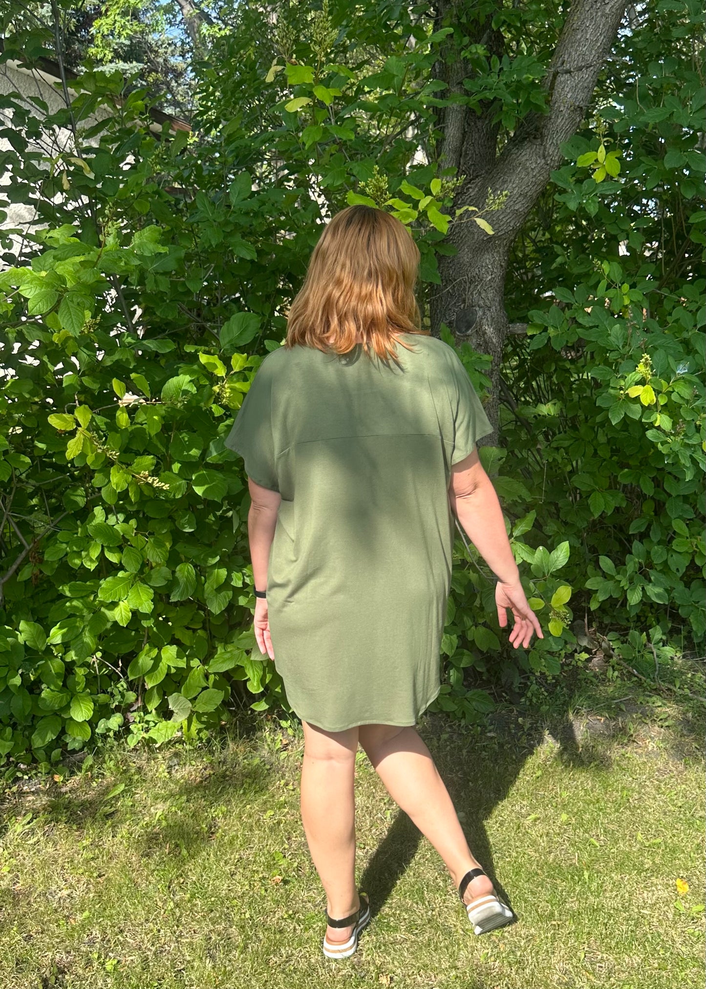 Sample -Tunic Top -Moss