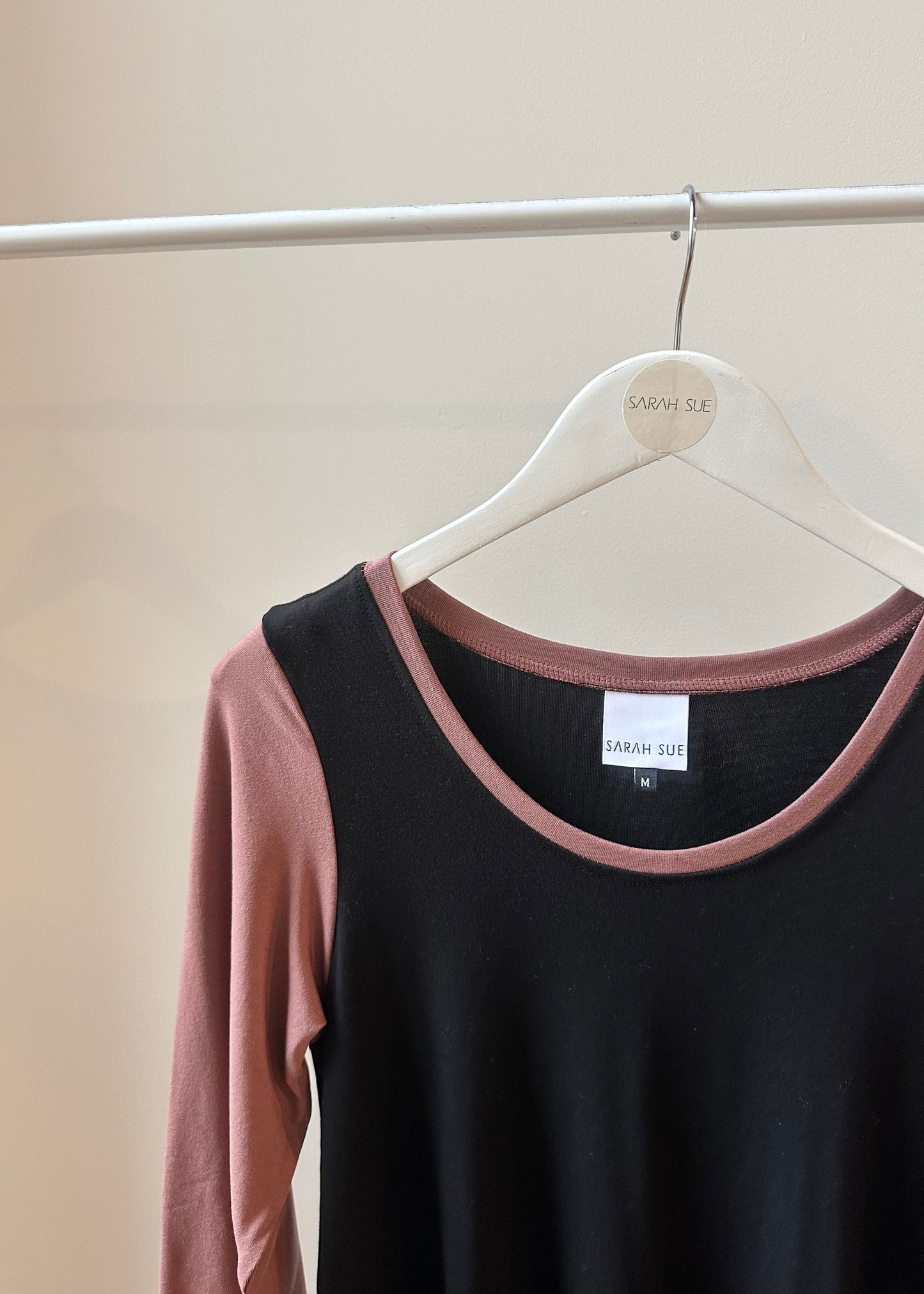Sample -Black & Rosewood Dress -M