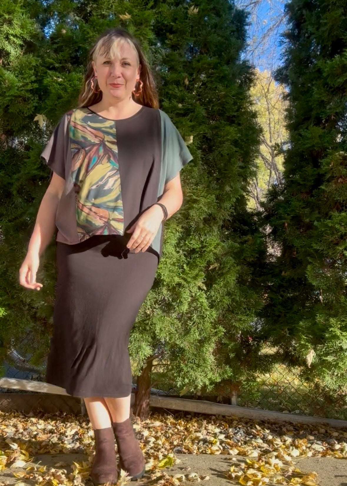 Zero Waste Nita Boxy Top -Fall