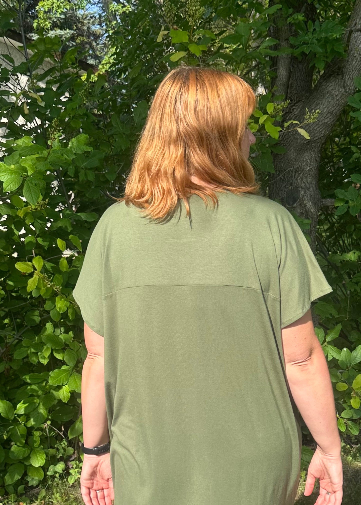 Sample -Tunic Top -Moss