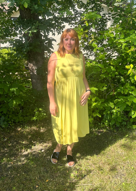 Sample -Laura Reversible Dress -yellow