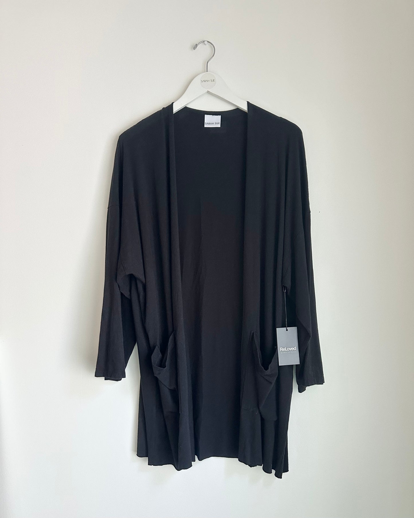 PreLoved -Kelly Boxy Cardigan -Black -B